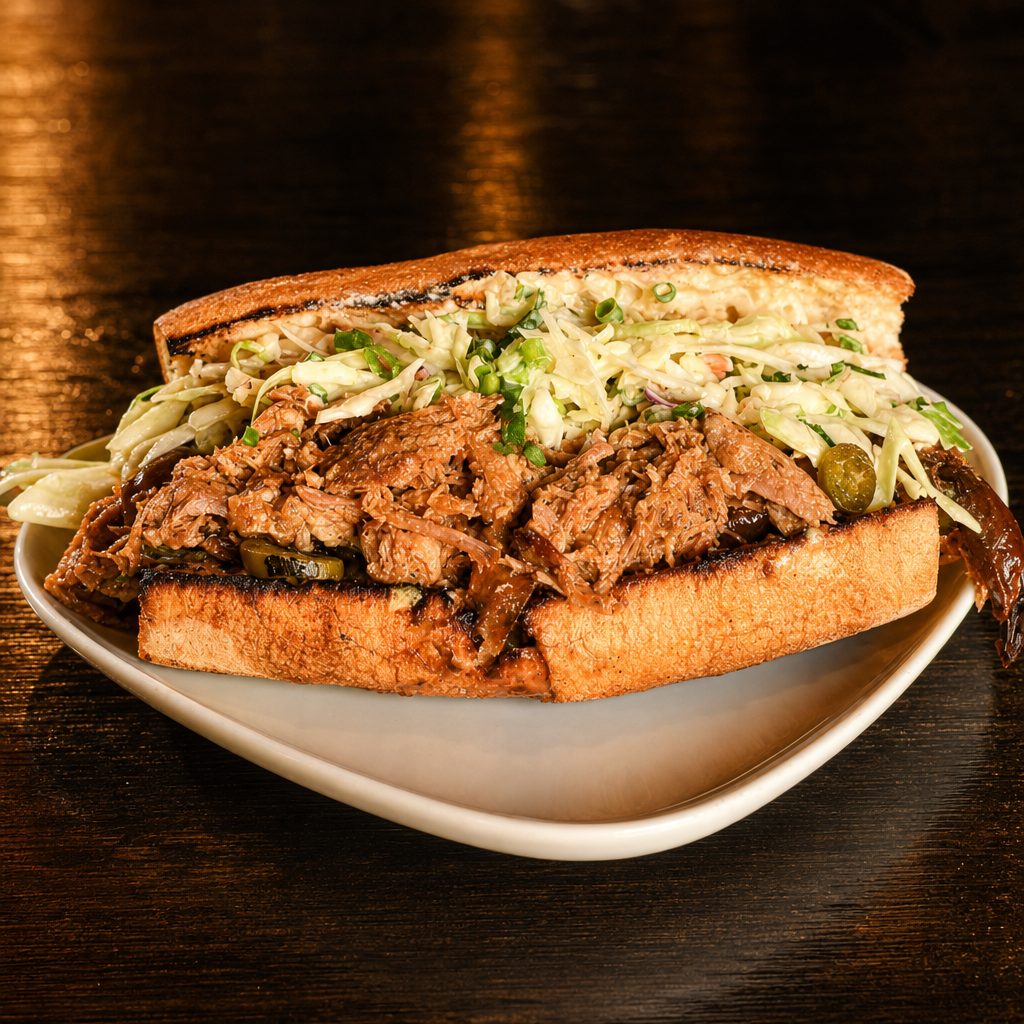Roasted Adobo Pork Sandwich (gfo).