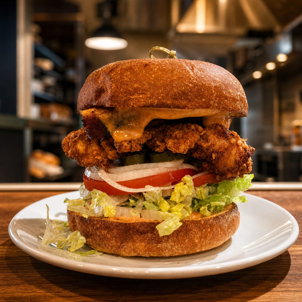 Fried Chicken Sandwich.