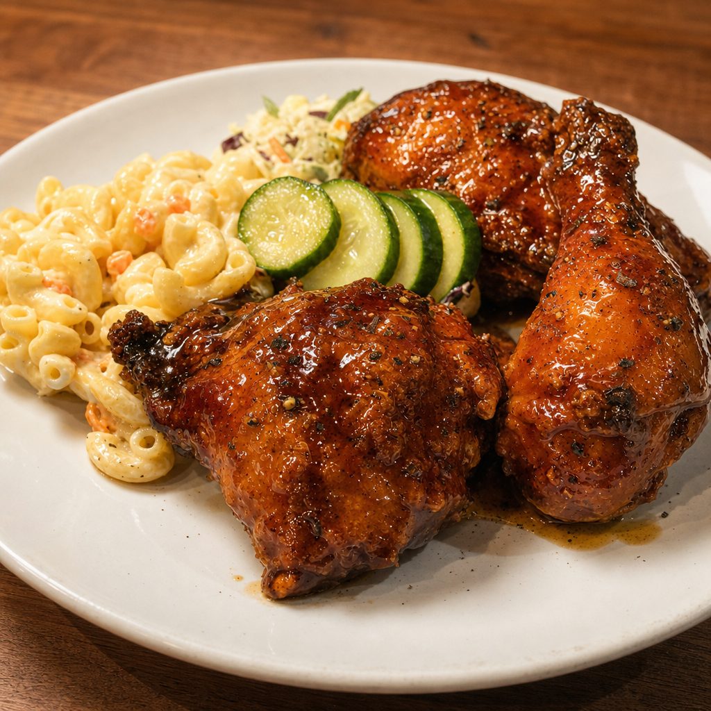 Fried Chicken Plate - Spiseattle (Mild-Moderate Spicy).