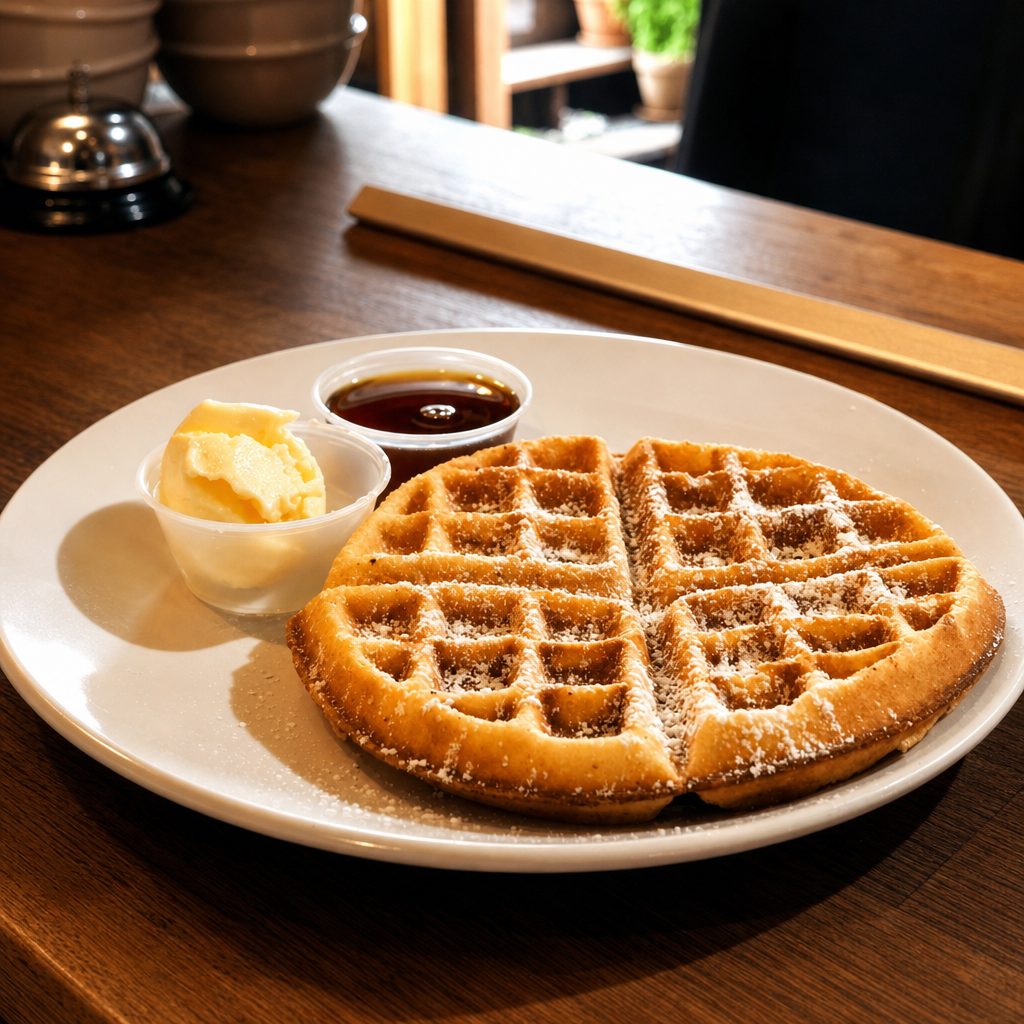 Corn Bread Waffle (veg).