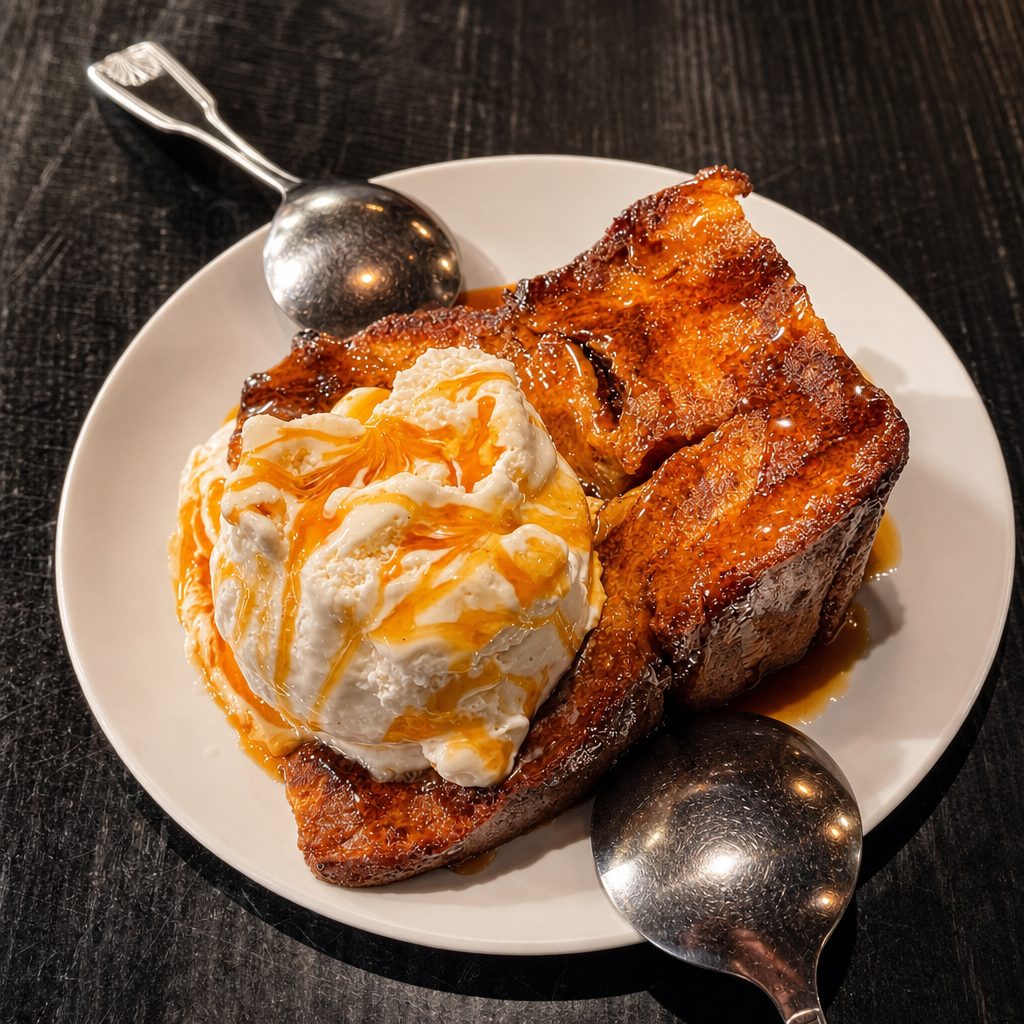 Seasonal Bread Pudding (veg).