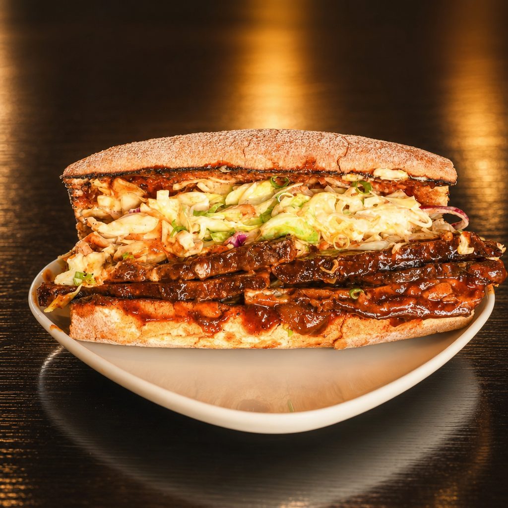 BBQ Brisket Sandwich.