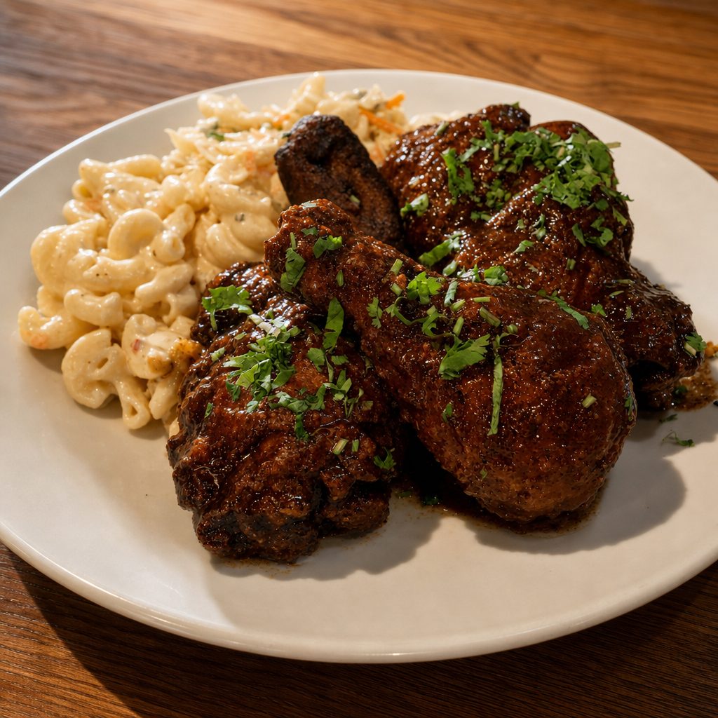 Fried Chicken Plate - Jerk (Spicy).