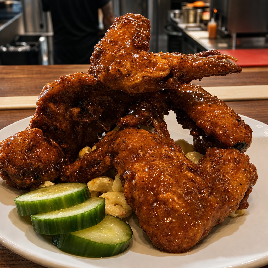 Fried SpiSeattle Wings (Mild-Moderate Seattle Spicy).