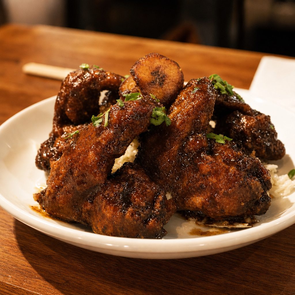 Fried Caribbean Jerk Wings (Bold-Spicy).