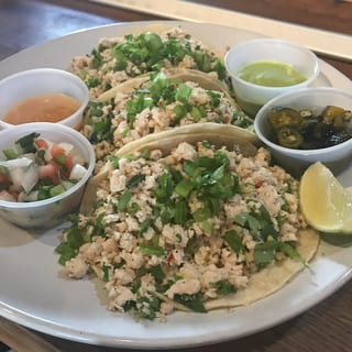 Chicken Kelaguen Tacos (3 pcs.) (gf)